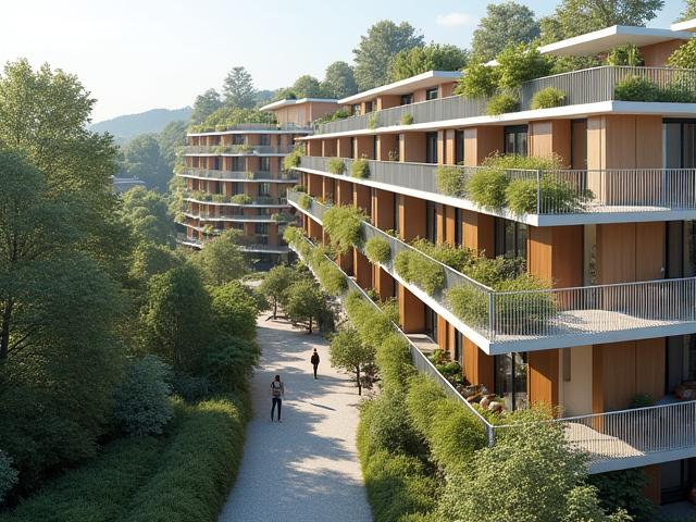 Nachhaltiger Wohnkomplex in Linz